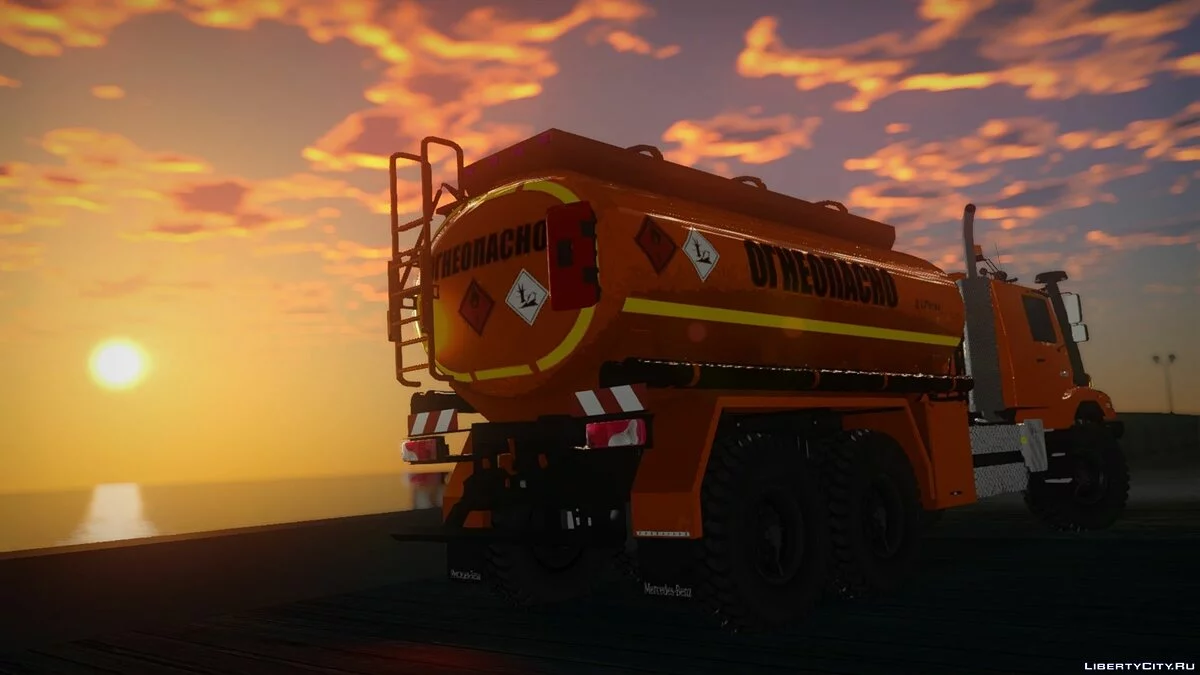 Mercedes-Benz Zetros 2733 Fuel Tanker with Trailer / GTA San Andreas