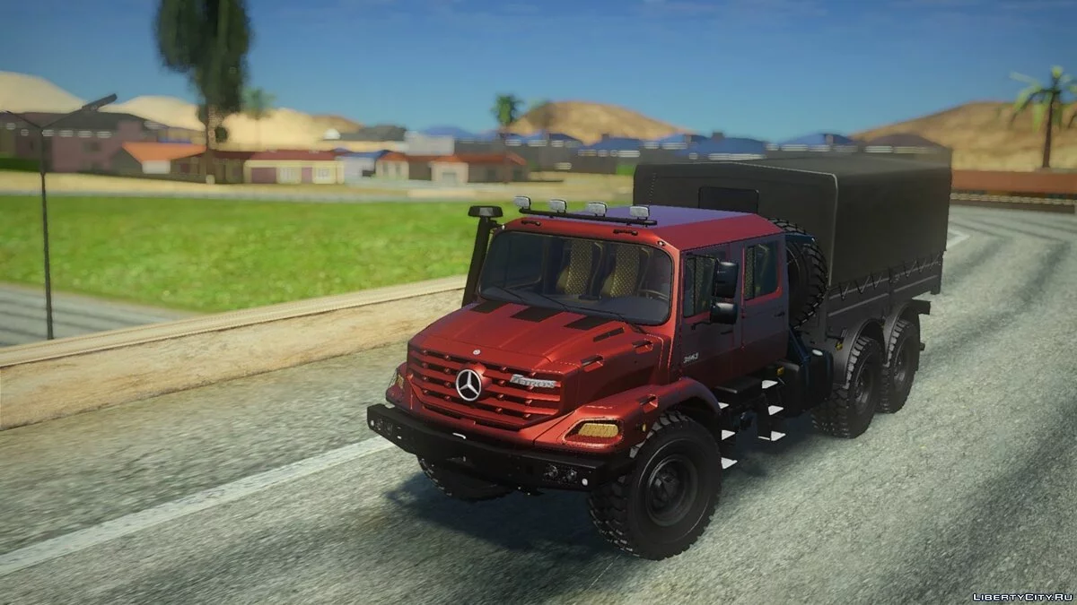 Mercedes-Benz Zetros 3643 Canvas / GTA San Andreas