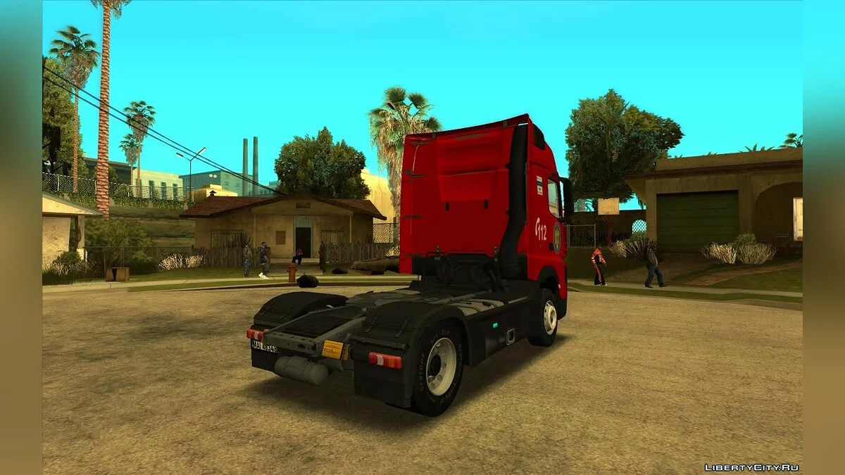Mercedes-Benz Actros Fire Truck / GTA San Andreas