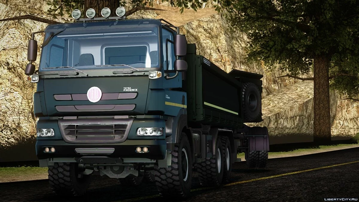 Tatra Phoenix 6x6 Dump Schwarze Edition / GTA San Andreas