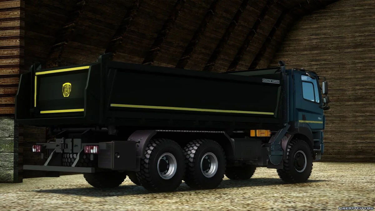 Tatra Phoenix 6x6 Dump Schwarze Edition / GTA San Andreas