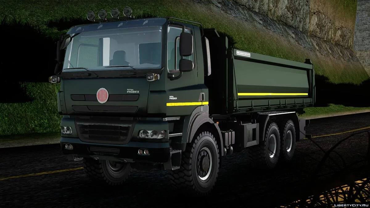 Tatra Phoenix 6x6 Dump Schwarze Edition / GTA San Andreas