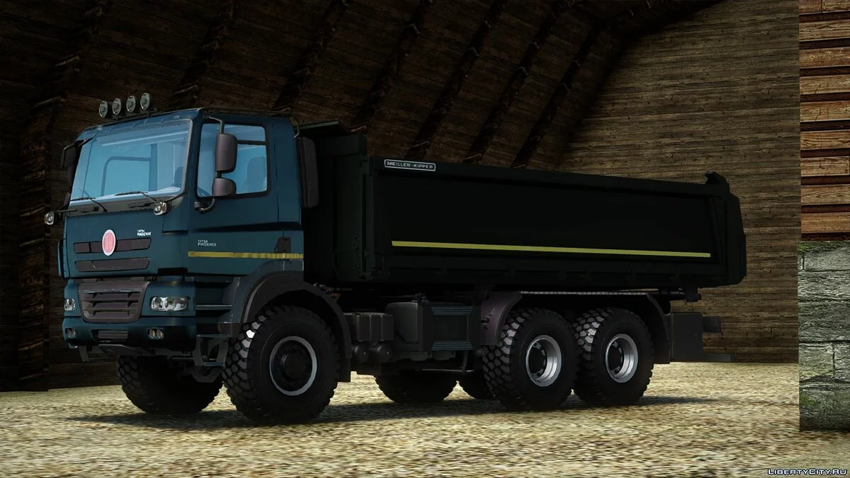 Tatra Phoenix 6x6 Dump Schwarze Edition / GTA San Andreas