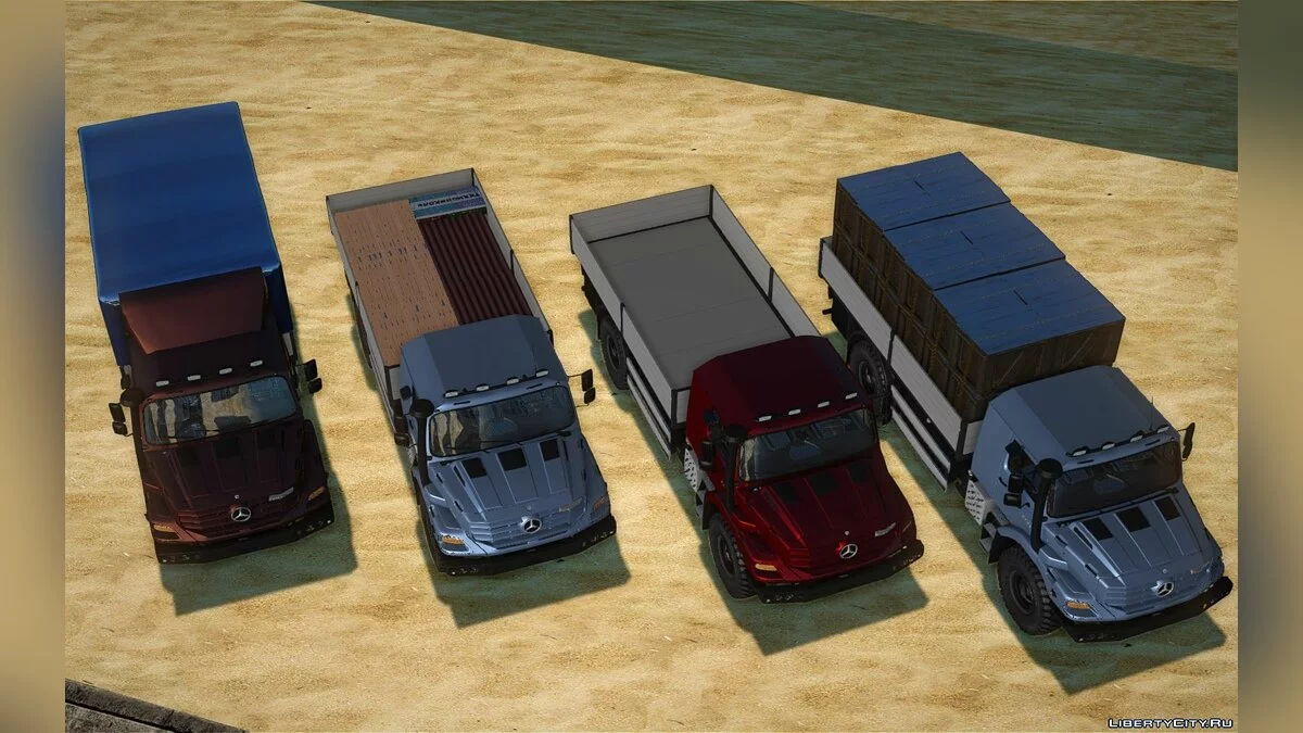 Mercedes-Benz Zetros 2733 Брезентовий / GTA San Andreas