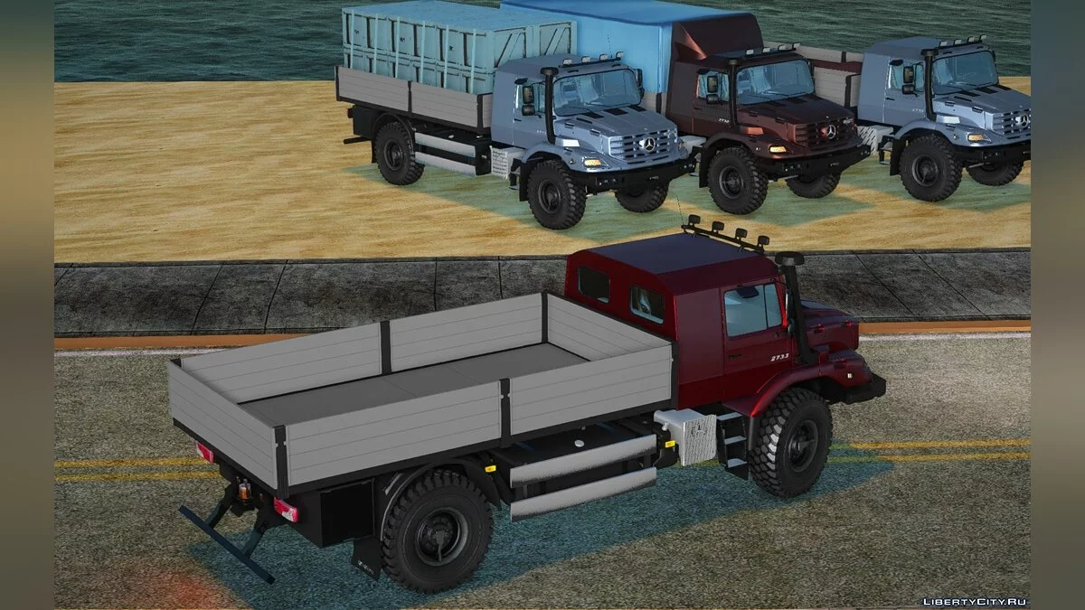 Mercedes-Benz Zetros 2733 Брезентовий / GTA San Andreas