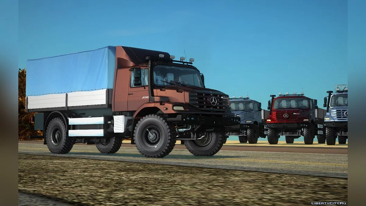 Mercedes-Benz Zetros 2733 Брезентовий / GTA San Andreas