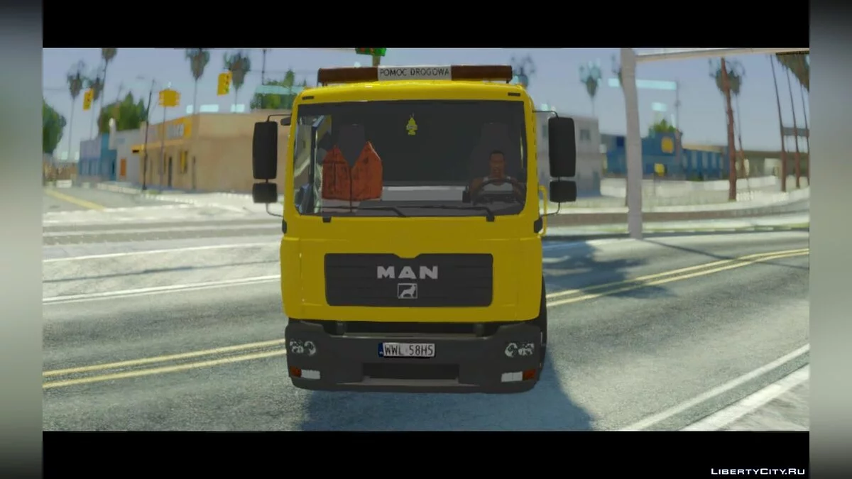 曼 TGL - 道路服务 / GTA San Andreas