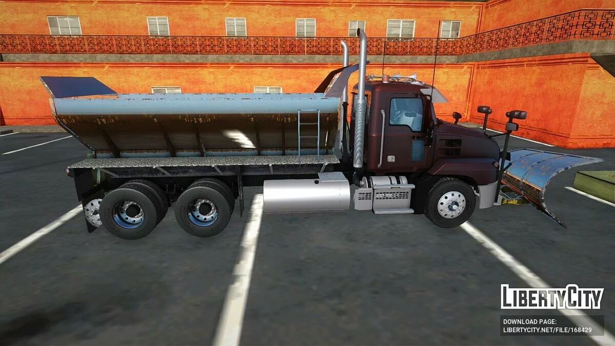 Mack Anthem & Mercedes Benz Actros Snow Blower / GTA San Andreas