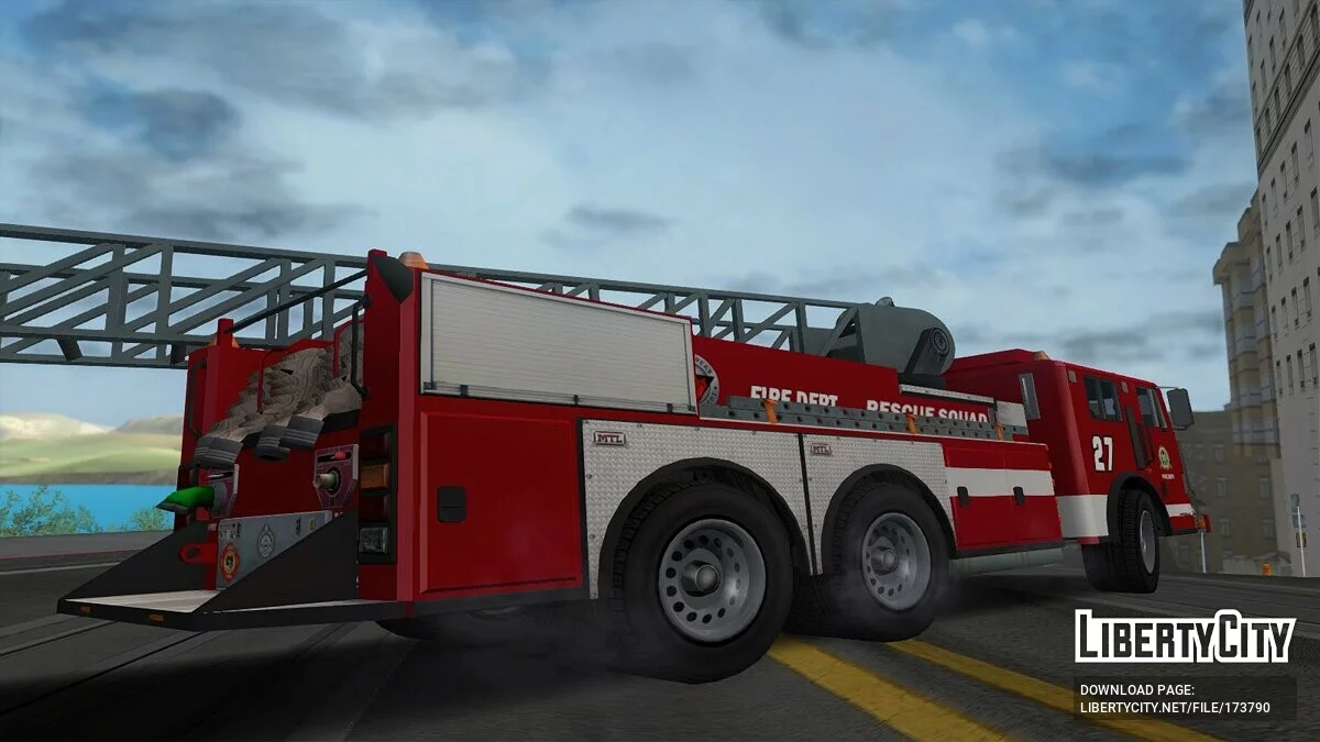 GTA 5 MTL Firetruck LX / GTA San Andreas