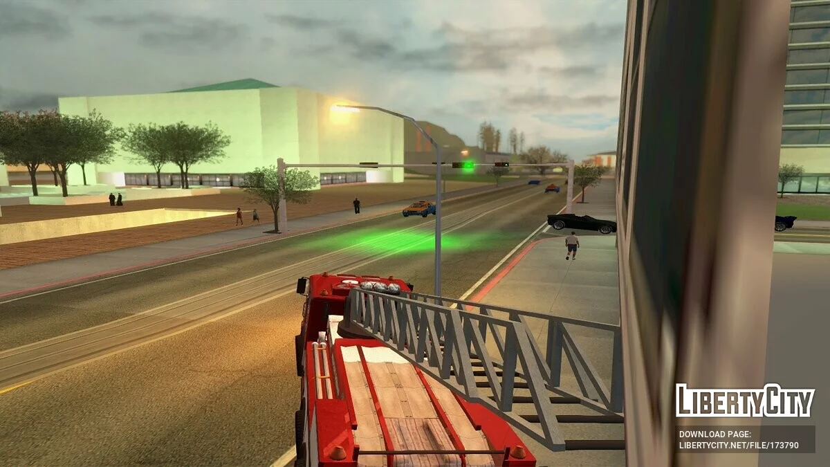 GTA 5 MTL Firetruck LX / GTA San Andreas
