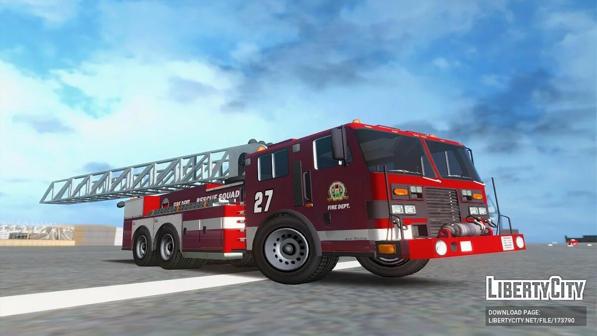 GTA 5 MTL Firetruck LX / GTA San Andreas