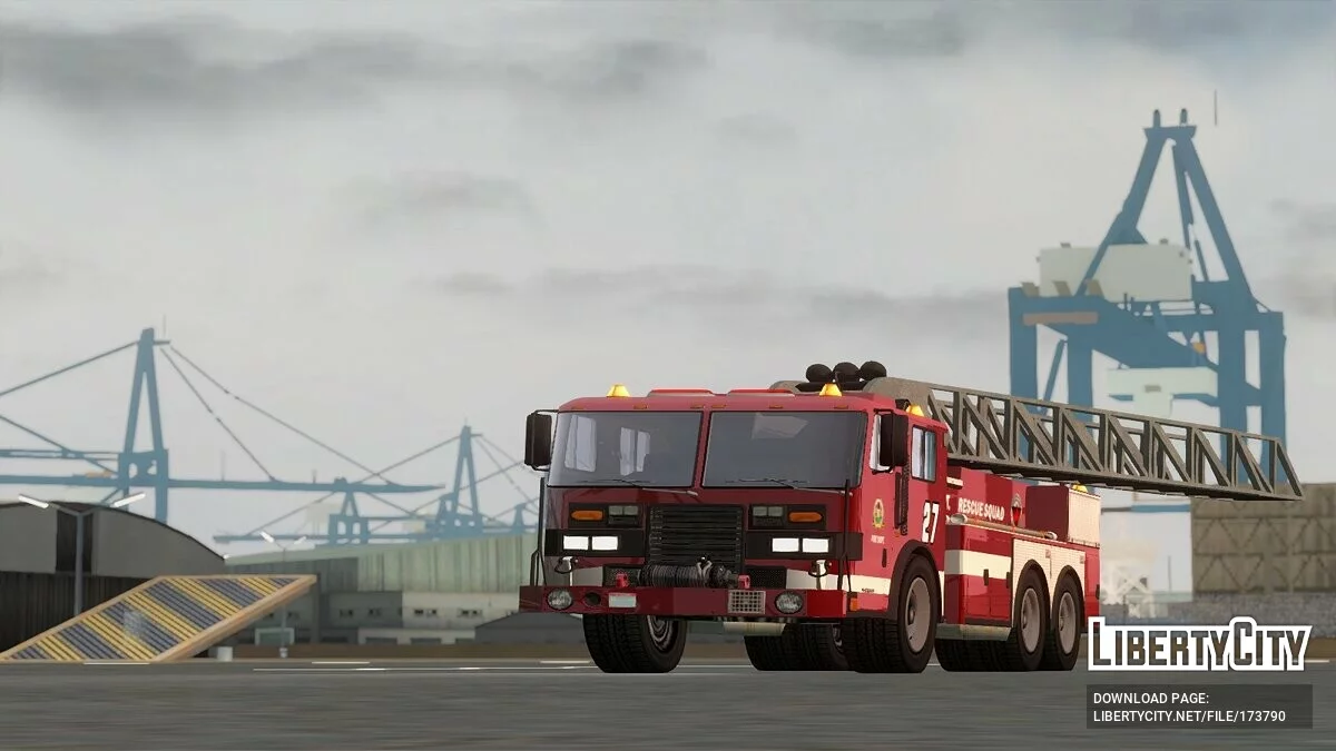 GTA 5 MTL Firetruck LX / GTA San Andreas