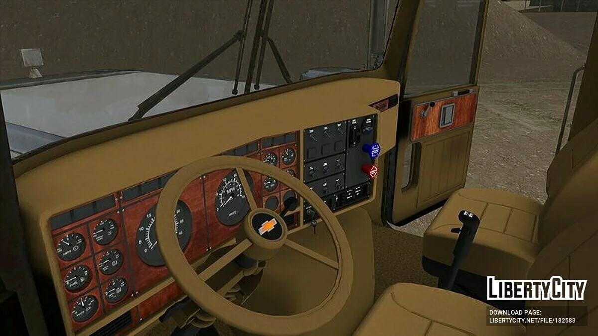 1980 年雪佛兰 Bison 混凝土搅拌机 / GTA San Andreas
