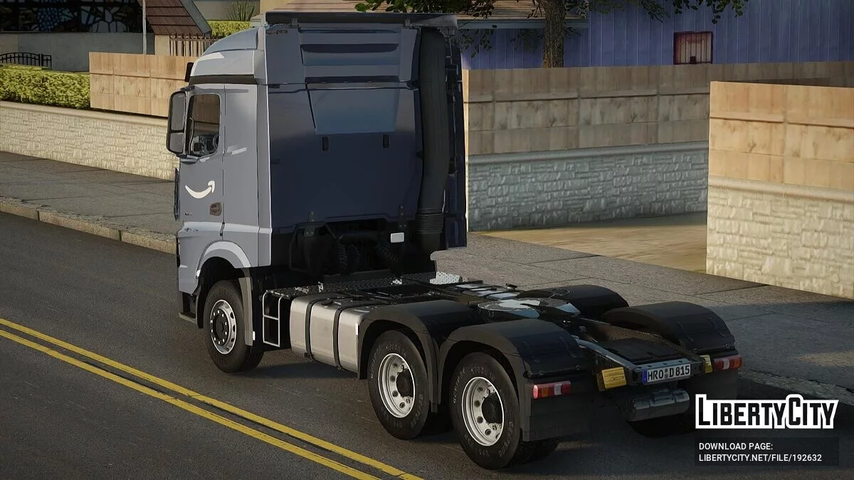 Entrega de Mercedes-Benz Actros Amazon / GTA San Andreas