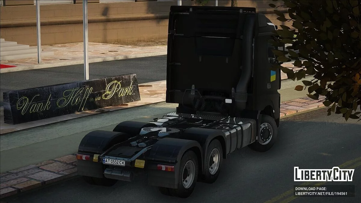 Mercedes-Benz Actros 2016 Black / جي تي إيه سان أندرياس