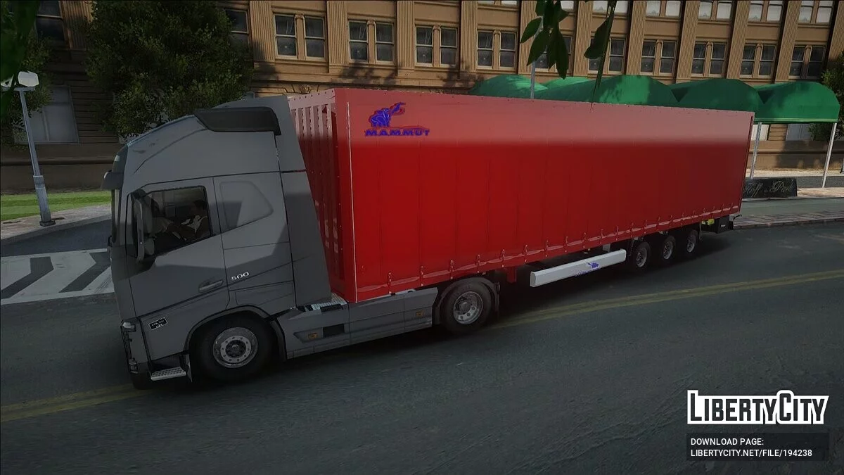 Volvo FH750 + 拖车 / GTA San Andreas
