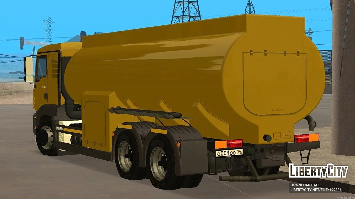 MAN Tanker + CCD / GTA San Andreas