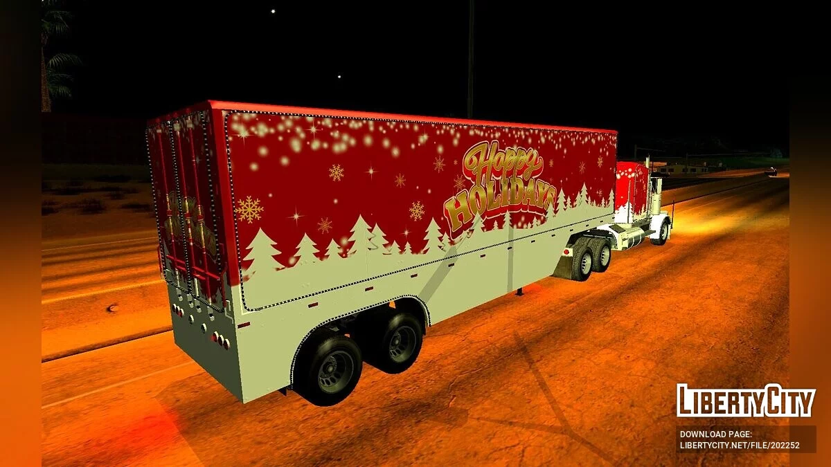 GTA 5 Jobuilt Happy Holidays Phantom / GTA San Andreas