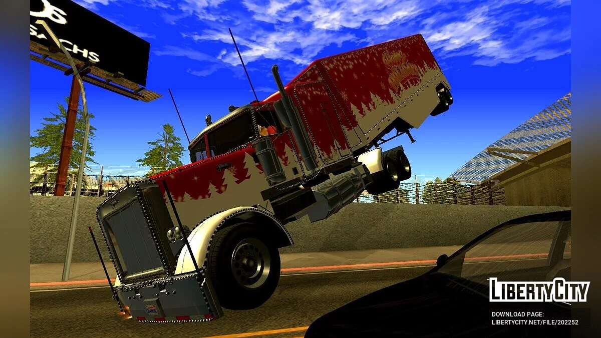 GTA 5 Jobuilt Happy Holidays Phantom / GTA San Andreas