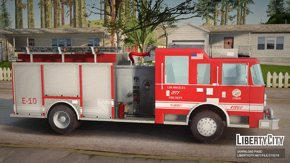 Pierce Saber LAFD Engine 10 / GTA San Andreas