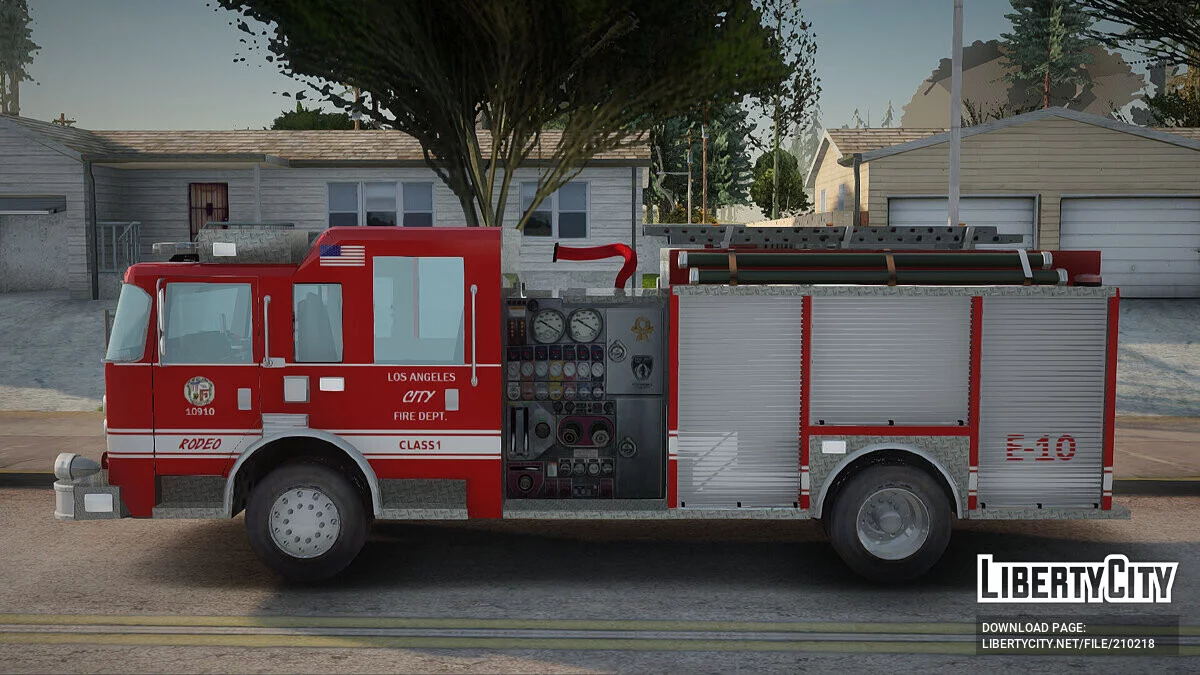 Pierce Saber LAFD Engine 10 / GTA San Andreas