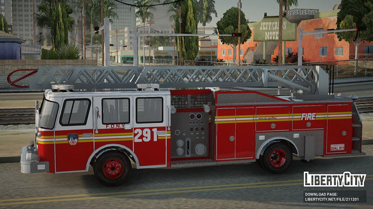 E-One FDNY Ladder 291 / GTA San Andreas