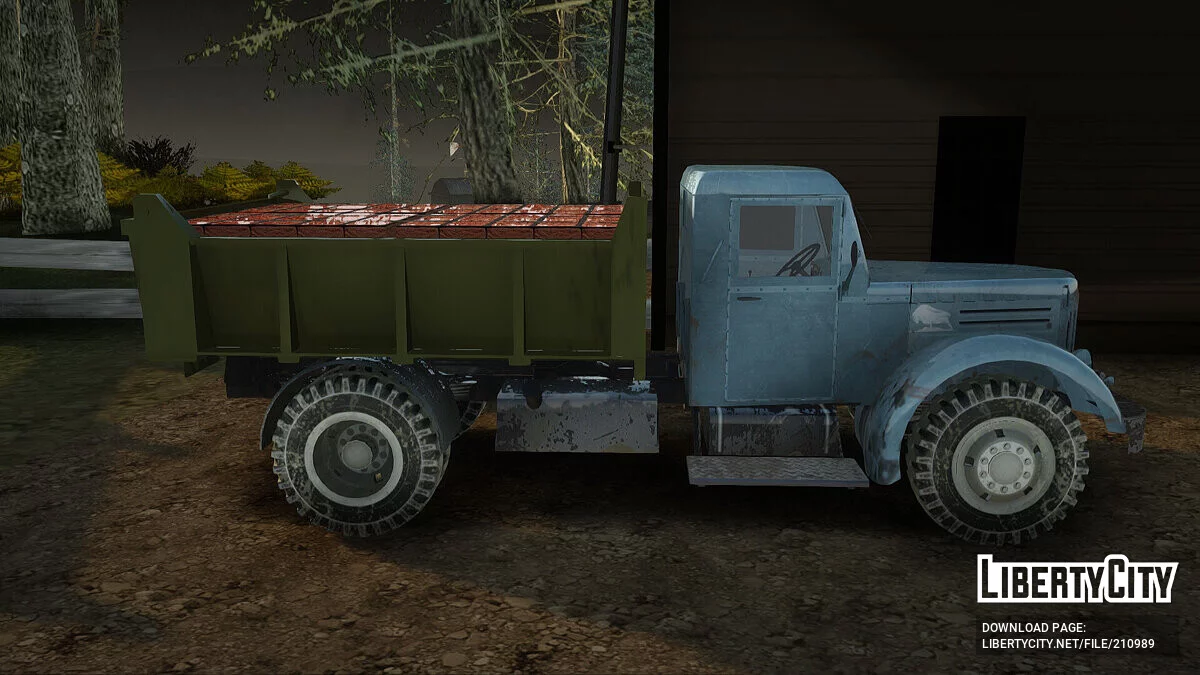MAZ 200 from Farming Simulator 2013 / GTA San Andreas