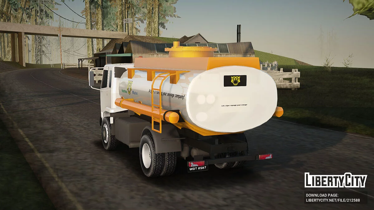 FAP Vacuum Sewage Truck Harimau Water Konsortium / GTA San Andreas
