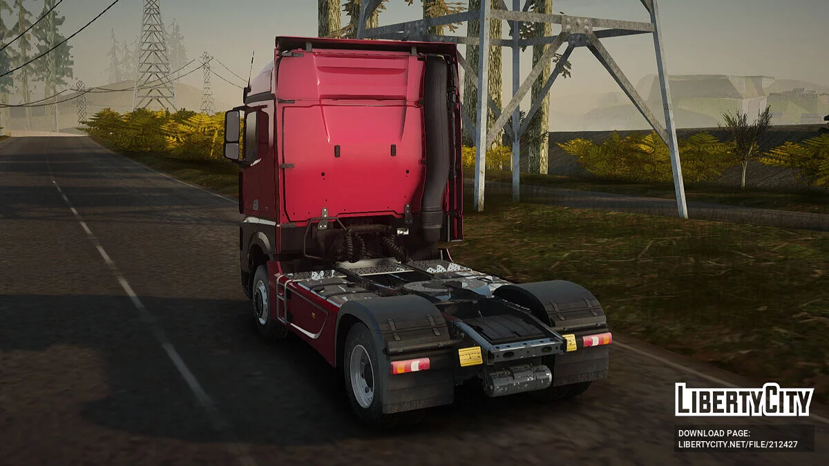 Mercedes-Benz Actros MP4 4x2 Exclusive Interior / GTA San Andreas