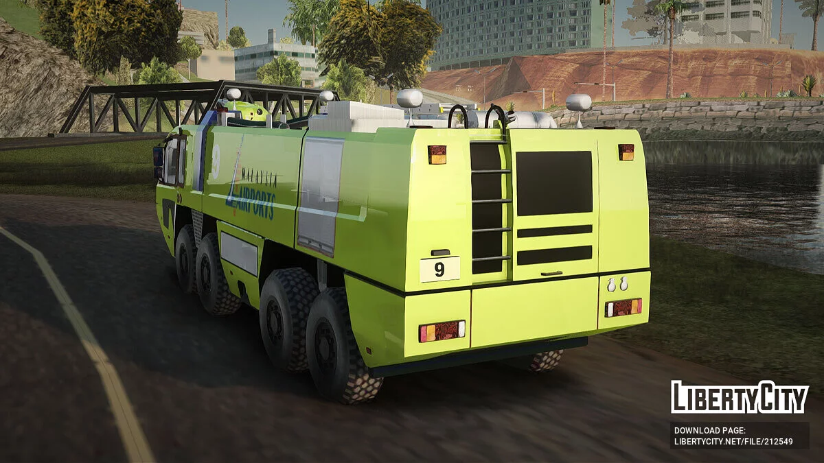 Rosenbauer Panther 8x8 马来西亚机场 / GTA San Andreas