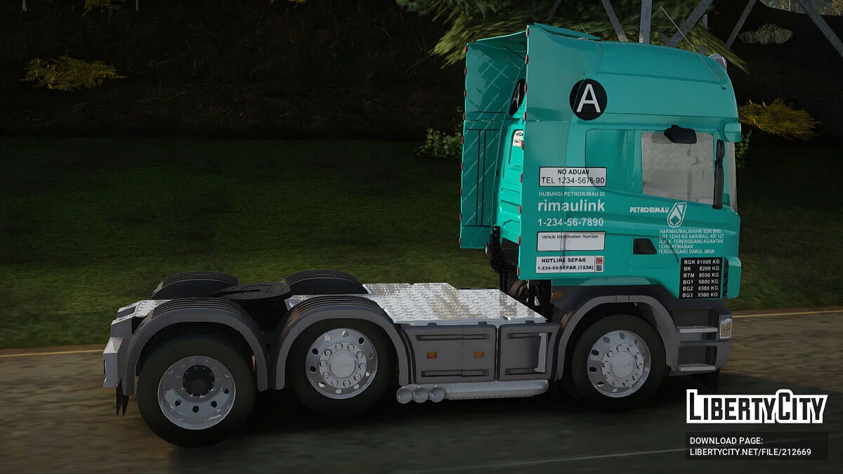 Scania R620 Petrorimau / جي تي إيه سان أندرياس