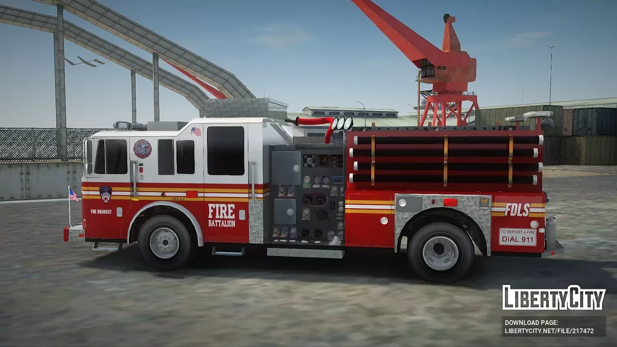 Caminhão de Bombeiros / GTA San Andreas