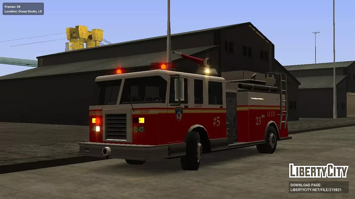 LCFD firetruck (NYFD parody) / GTA San Andreas