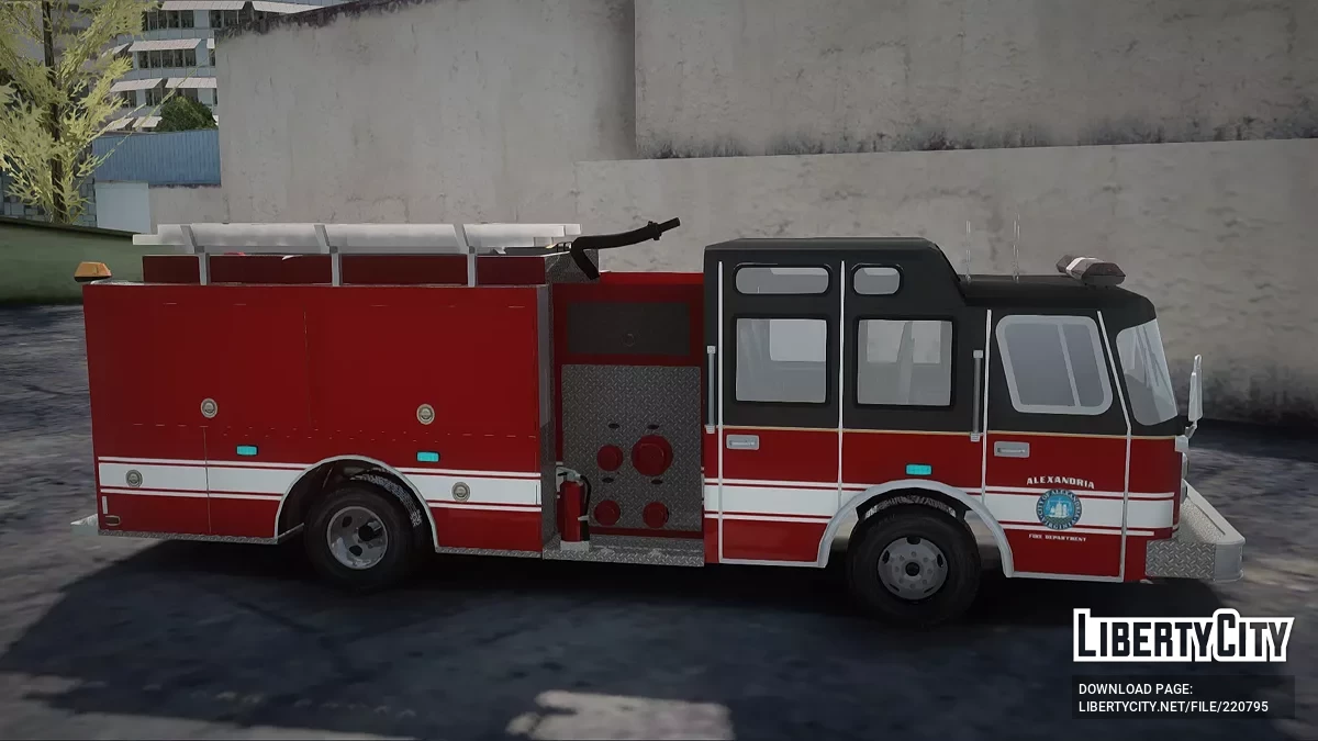 E-One Cyclone II 2002 Alexandria Fire Departament / GTA San Andreas