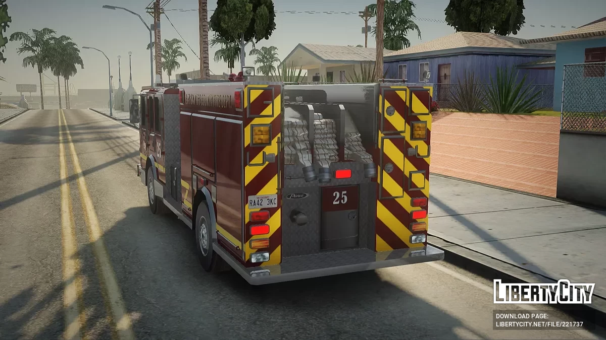 Firetruck Los-Santos County Fire Department / GTA San Andreas