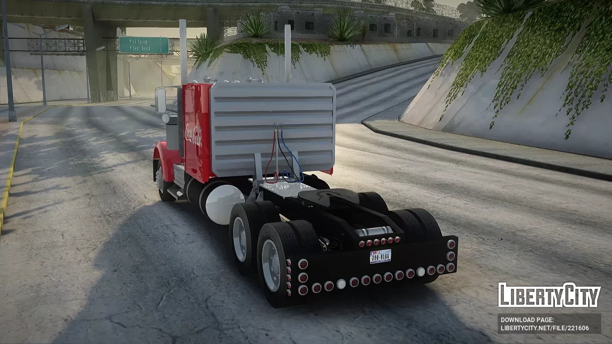 Freightliner FLD 120 Classic XL Flattop New Year's Truck / جي تي إيه سان أندرياس