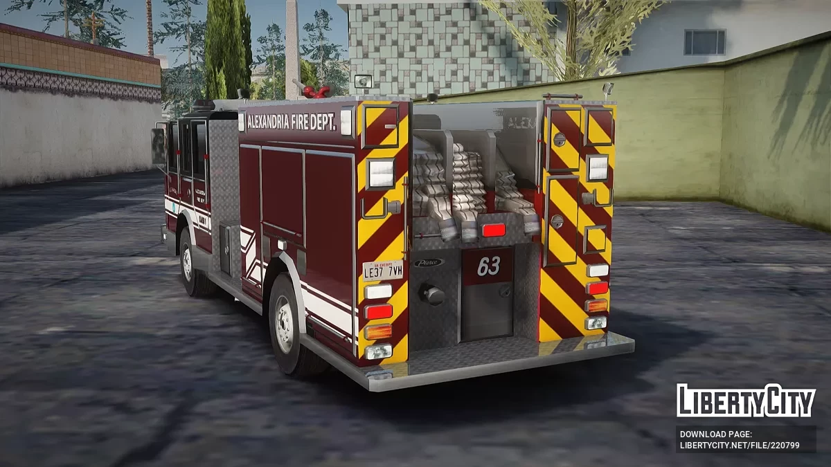 Pierce Arrow Xt Alexandria Fire Departament / GTA San Andreas