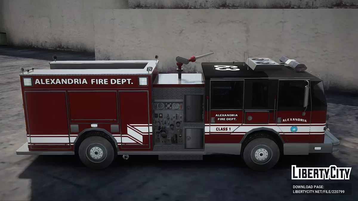 Pierce Arrow Xt Alexandria Fire Departament / GTA San Andreas