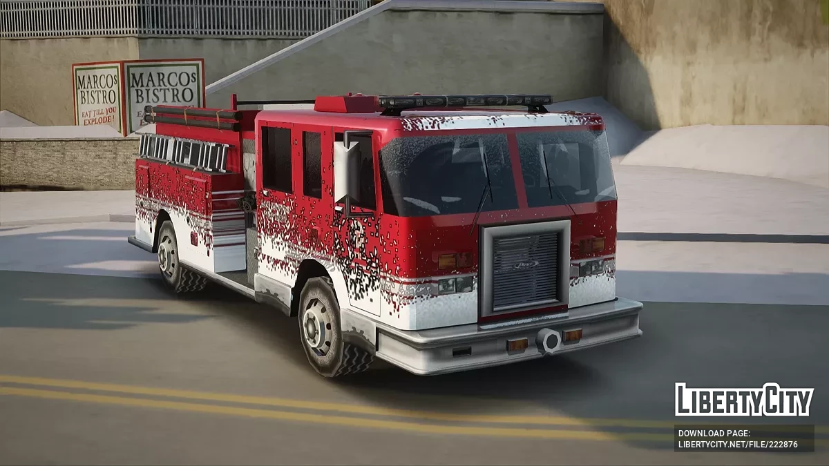 Pierce Arrow XT Pumper Winter Edition / GTA San Andreas