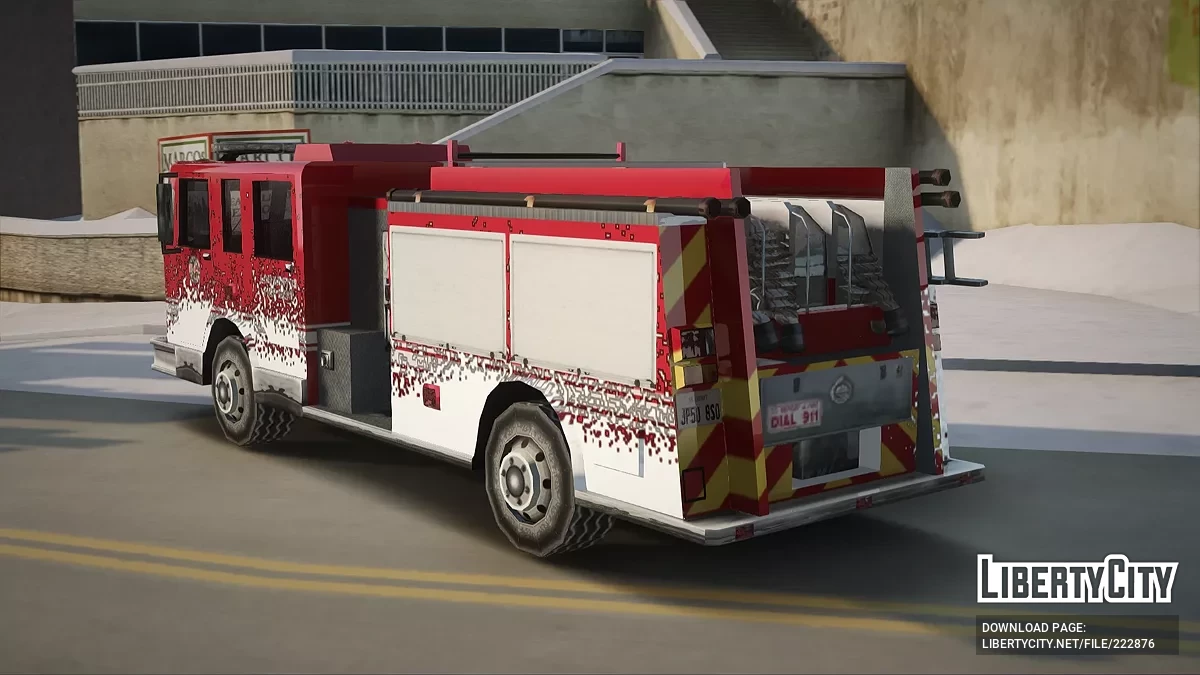 Pierce Arrow XT Pumper Winter Edition / GTA San Andreas
