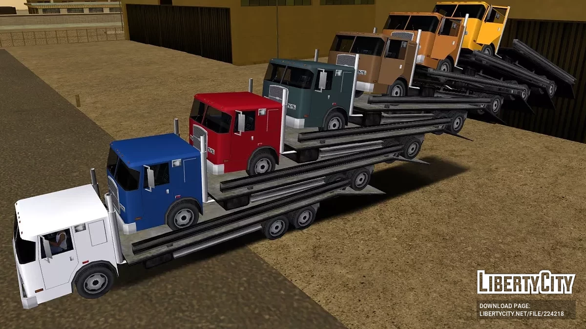 E-One Truck modifié pour DFT-30 / GTA San Andreas