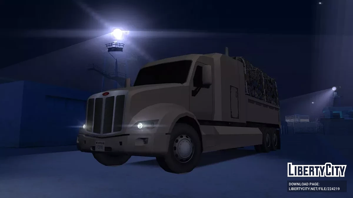 Peterbilt 579 Army Truck / GTA San Andreas