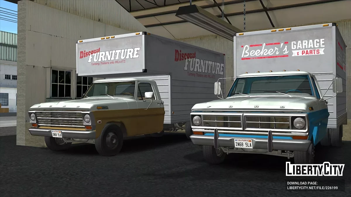 Ford F-350 Camion de Boîte 1969-72 / GTA San Andreas