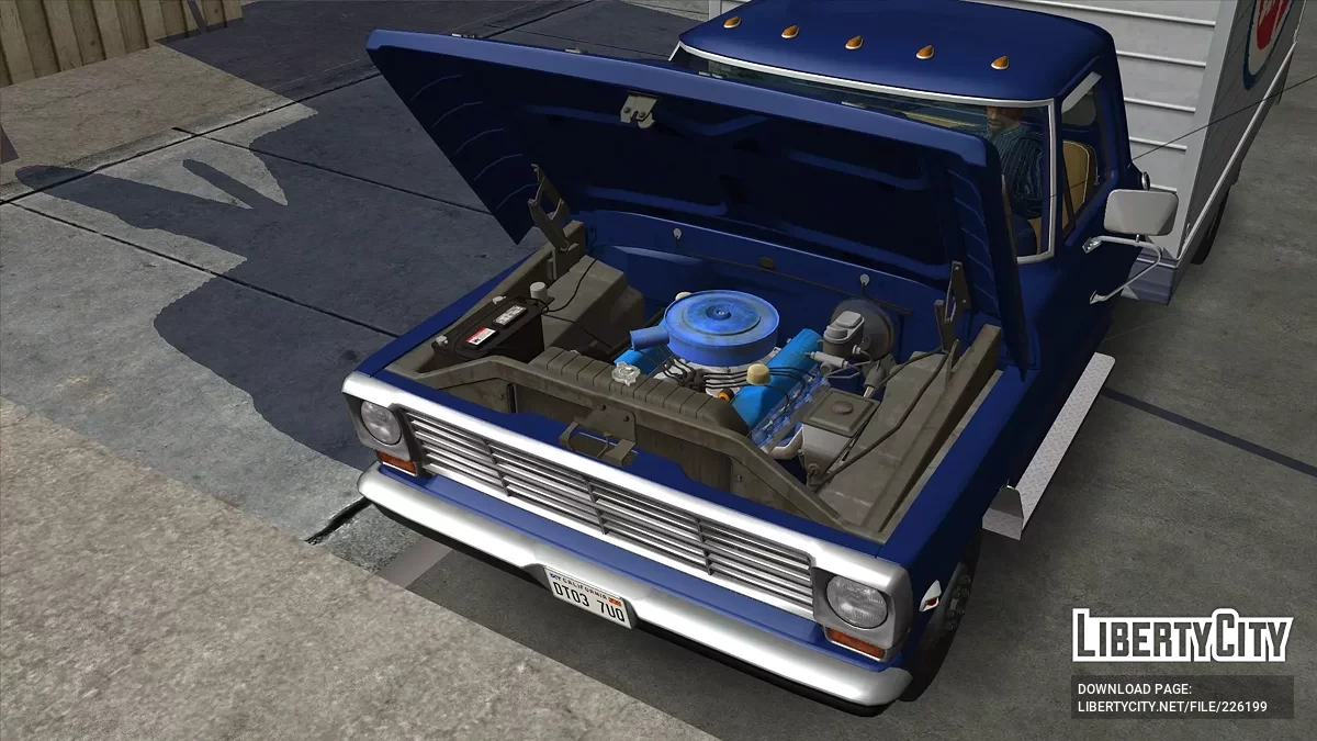 Ford F-350 Camion de Boîte 1969-72 / GTA San Andreas