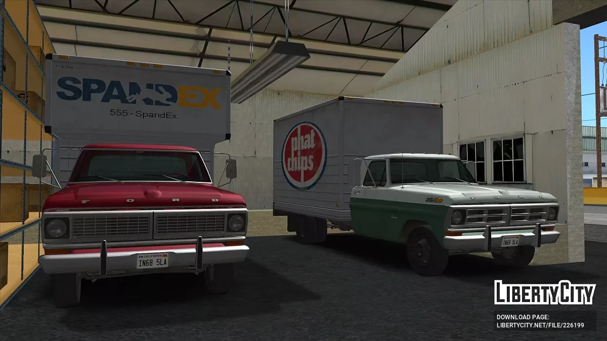 Ford F-350 Camion de Boîte 1969-72 / GTA San Andreas