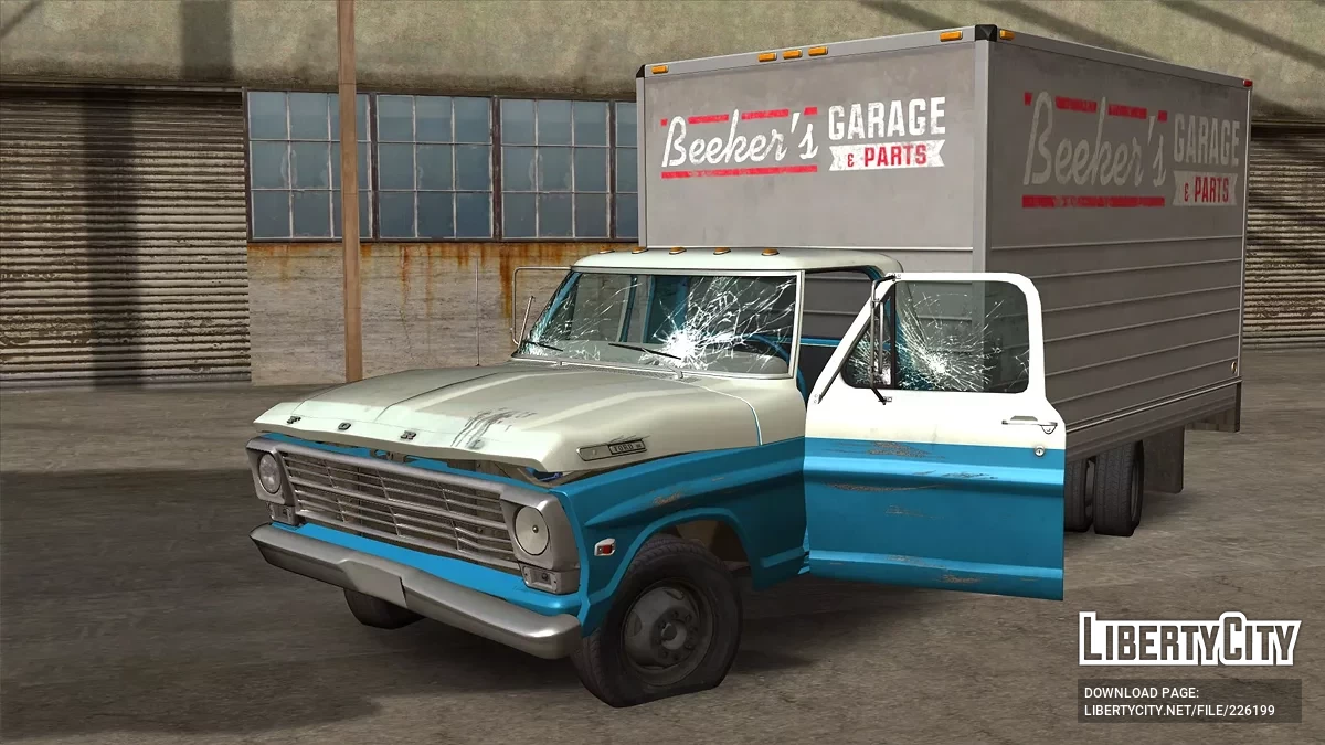 Ford F-350 Camion de Boîte 1969-72 / GTA San Andreas