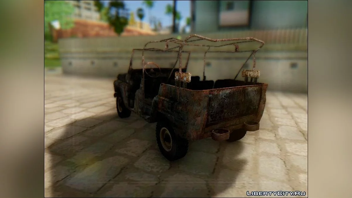 Сгоревший УАЗ 469 / GTA San Andreas