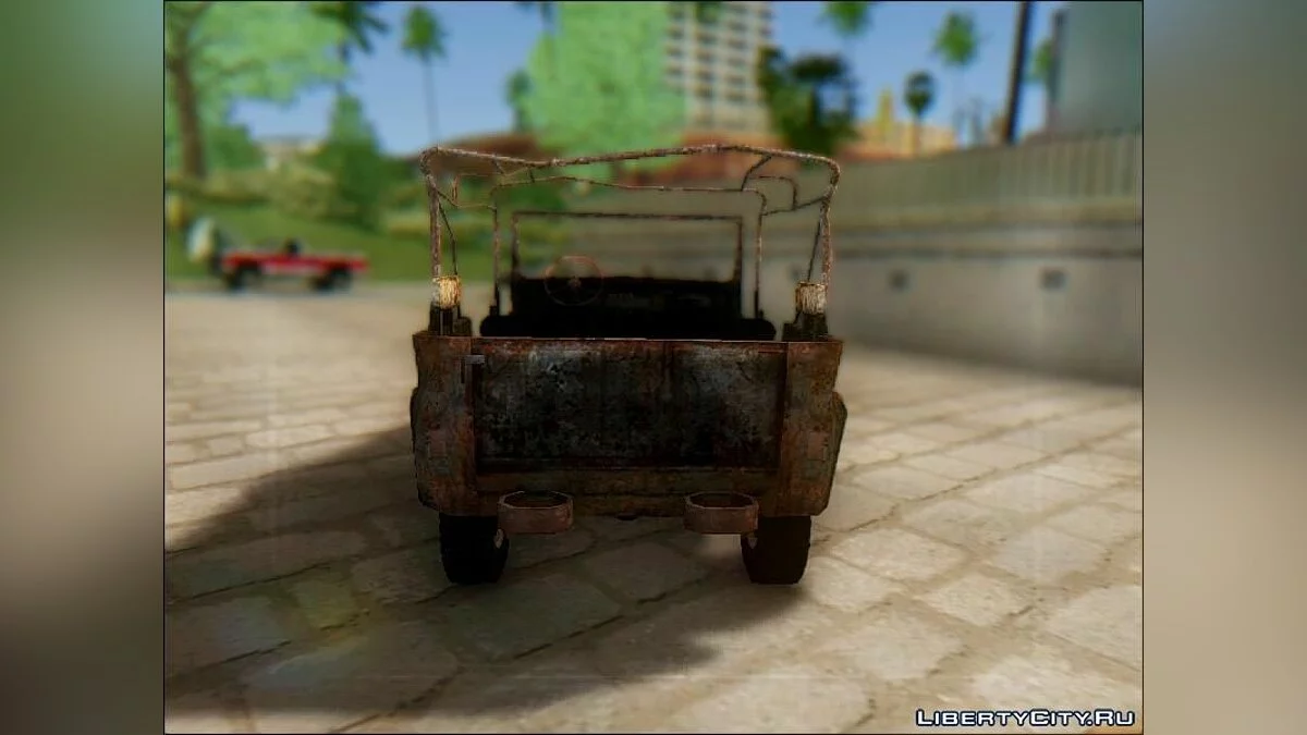 Сгоревший УАЗ 469 / GTA San Andreas