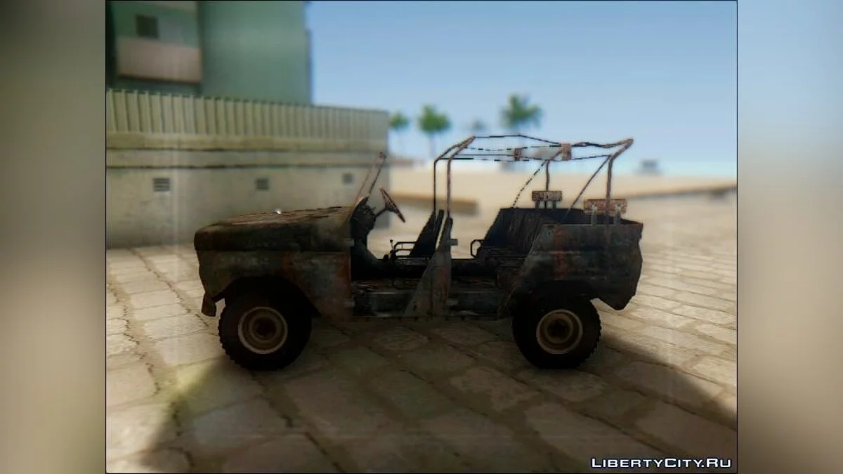 Сгоревший УАЗ 469 / GTA San Andreas