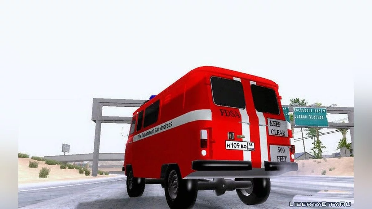 UAZ 3909 Fire Truck / GTA San Andreas